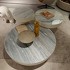 Журнальный столик отделка бело-кремовый лак, мрамор 24 от MOD INTERIORS, MDI.ET.WS.34, 4-я фотография мини
